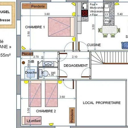 Prázdninový dům Chaleureux A Avec Terrasse, Barbecue Et Proche Des Pistes De - Fr-1-589-189 La Bresse
